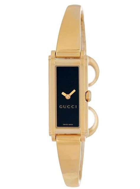 gucci g line bangle watch gold|Gucci bangle price.